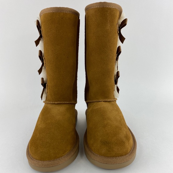 NEW Koolaburra By UGG Victoria Tall Chestnut Boots - Picture 10 of 12